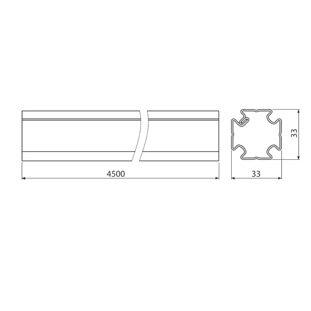 Профиль монтажный Alcadrain AlcaSystem системный 4,5 м. AS-4500 2 Профиль монтажный Alcadrain AlcaSystem системный 4,5 м. AS-4500 — изображение 2