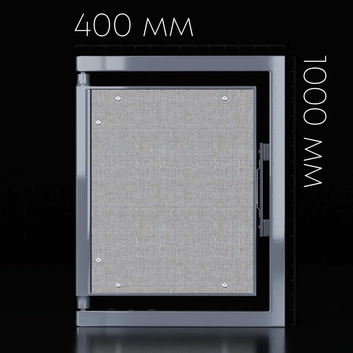 Люк одностворчатый Shagma 40х100 ревизионный под плитку ЛС400x1000В 5 Люк одностворчатый Shagma 40х100 ревизионный под плитку ЛС400x1000В — изображение 5